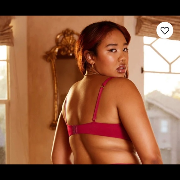 Savage X Fenty. 36C. Goji Berry Red / Pink Smash - Picture 2 of 6